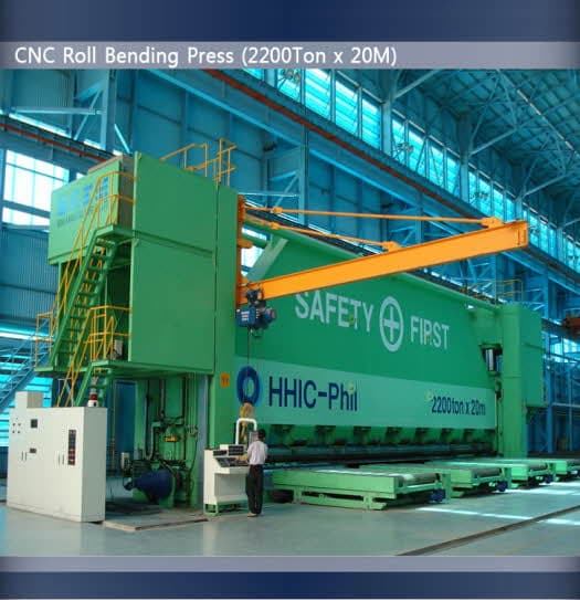 CNC Roll Bending Press (2200Ton x 20M)