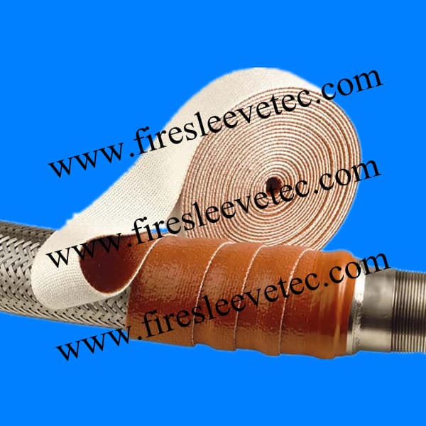 Fibreglass tape coated silicone rubber