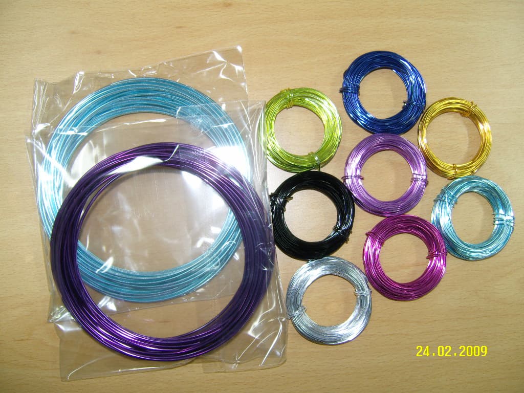 color aluminium wire