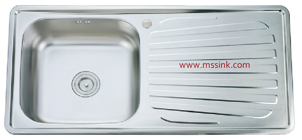 MS-10050 Topmount Single Bowl with Drainboard