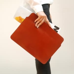 Leather clutch bag_Designer laptop bags_cover