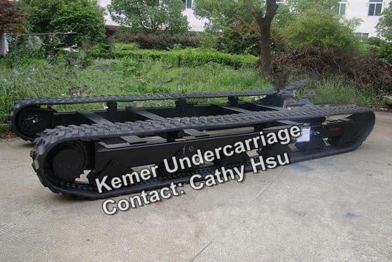 8 ton rubber track undercarriage track system
