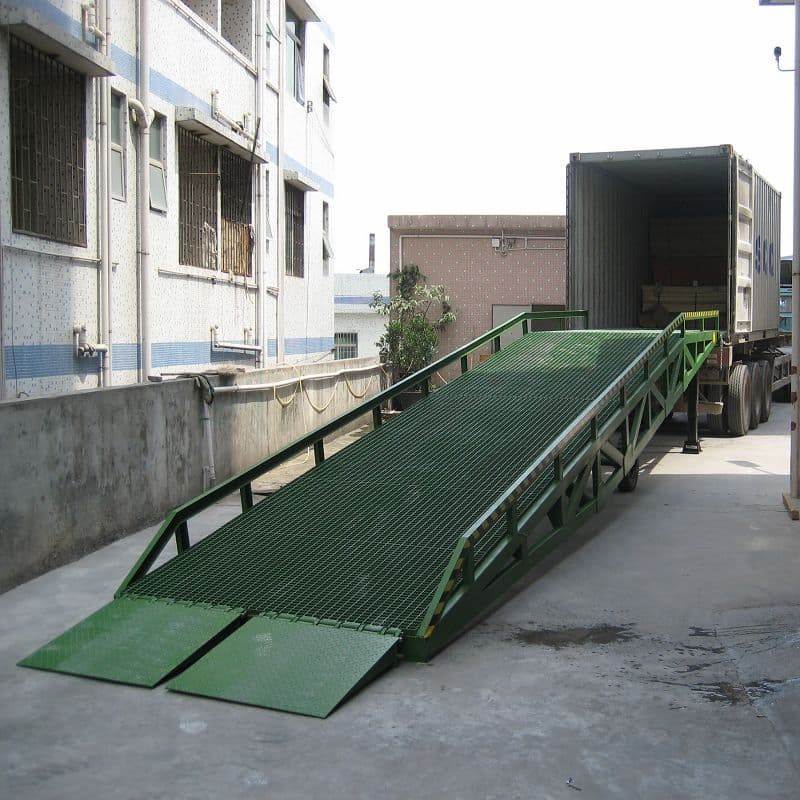 movable dock leveler,container yard ramp