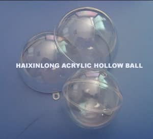 High transparent Acrylic hollow ball for gifts