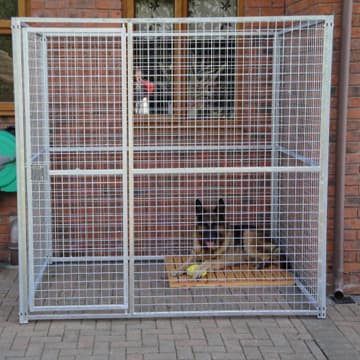 welded dog kennel