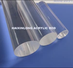 high transparency 93%  acrylic round rod