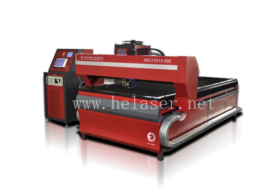 CNC YAG 500W Laser Cutting Machine For 6mm Sheet Metal HECY2513B-500