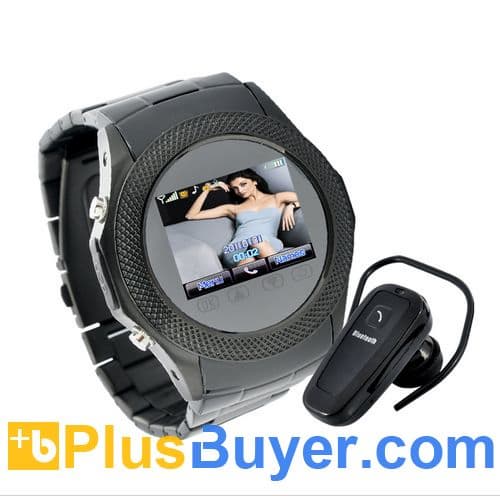 Assassin Dusk - Touchscreen Unlocked Watch Mobile Phone with MP4 - Black