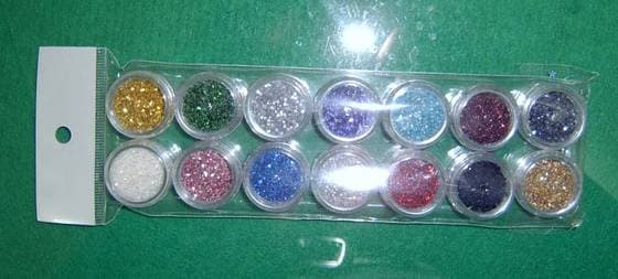 Glitter powder for nail decoration