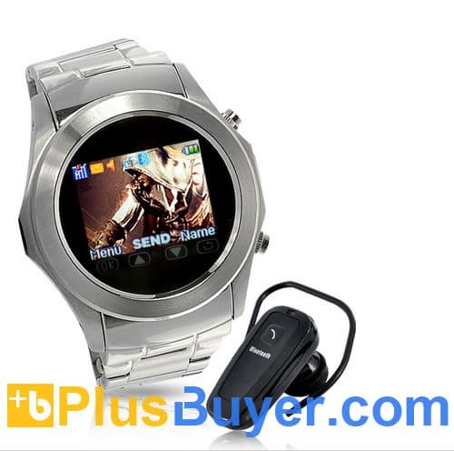 Assassin Dawn - Touchscreen Unlocked Watch Mobile Phone with MP4 - Silver
