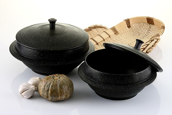 Korean traditional pot (Caldron, casserole, dutch oven, Marble coating)