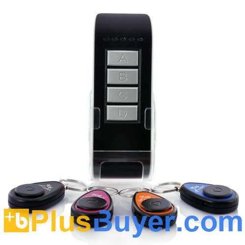 4 Channel Key Finder Set with 4 Receivers