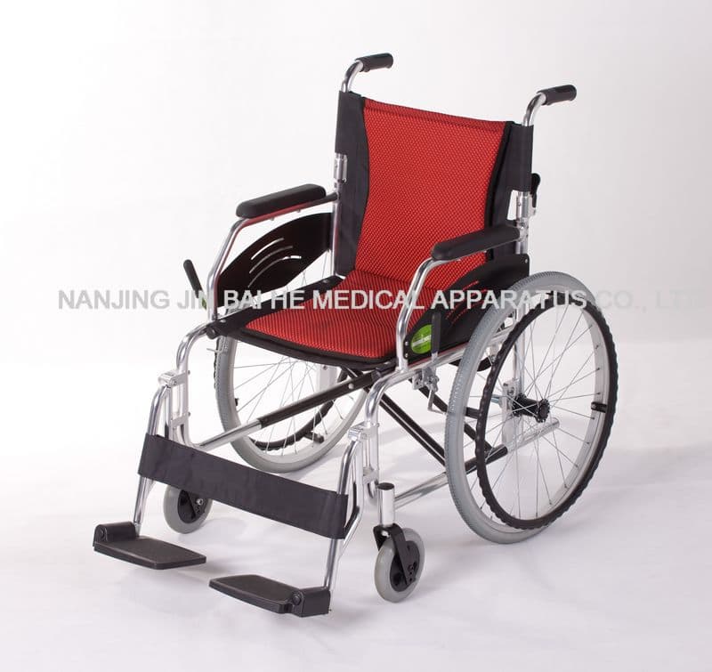 self-driving foldable aluminium manual wheelchair