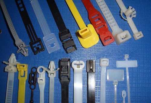 Self-locking and releasable polyamide cable ties, Nylon cable ties