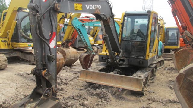 Used Volvo Excavator EC55B in good condition