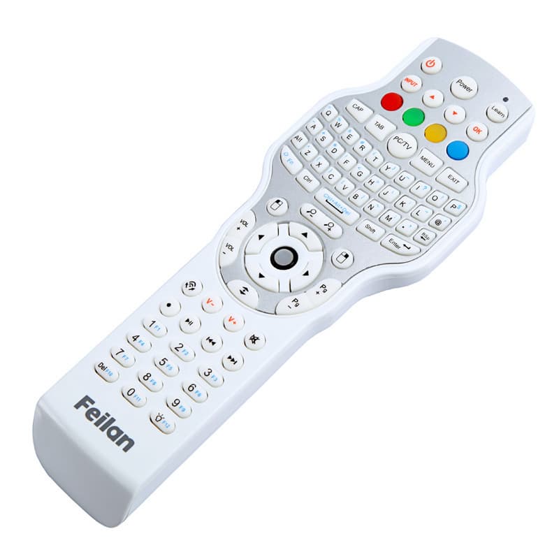 HTPC Remote with 2.4G Mini Wireless Keyboard Jogball Mouse + IR Learning
