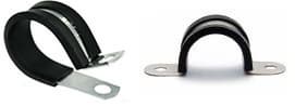 Flexible cable pipe clamps, Flexible cable tube clamps