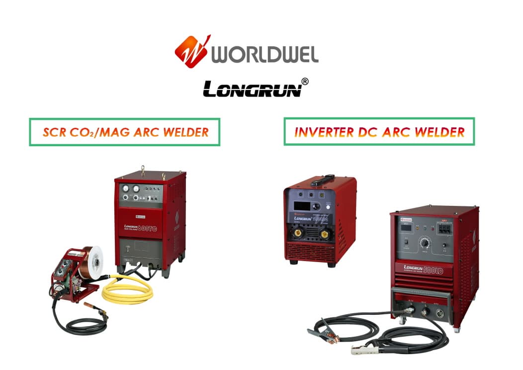 Inverter DC Arc/TIG Welder, SCR CO2 Welder, Air Plasma Cutter, Arc Air Gouging, Spot Welding