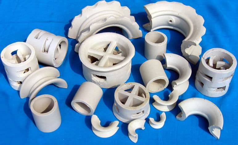 ceramic packing for converter and towers