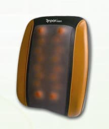 Back massager with heat