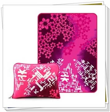 Hangul Portable Cushion Blanket, Travel Pillow Blanket