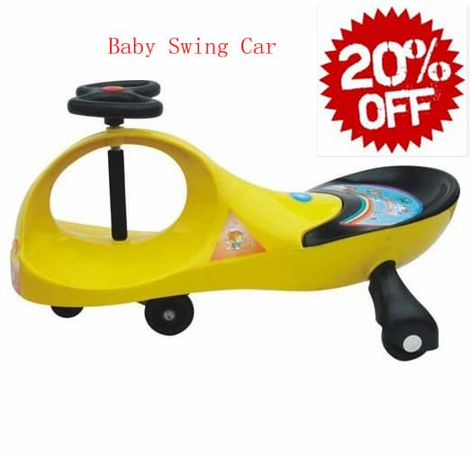Baby swing car with music