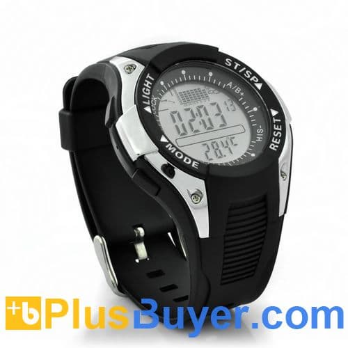 Waterproof Fishing Barometer Watch with Altimeter, Thermometer, Weather Forecast, Timer