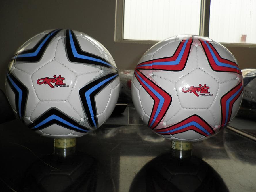 PU handsewn football / soccer ball-hot star design