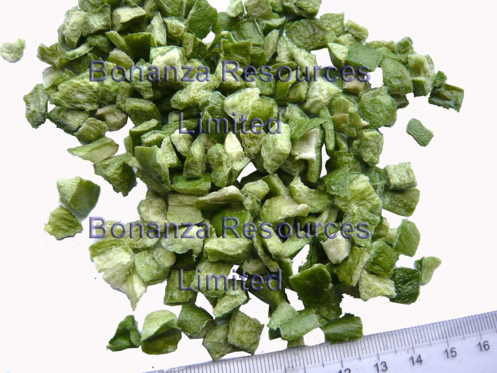Freeze Dried/Lyophilized Green Bell Pepper