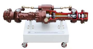 Heavy Machinery Axle Structure Model