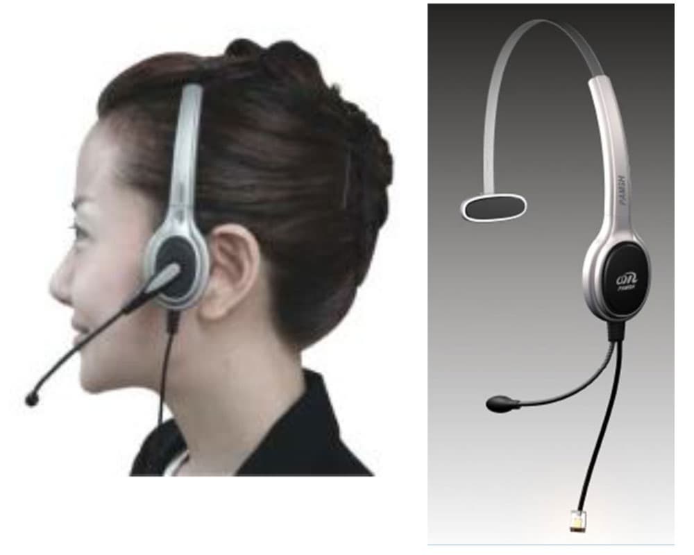 hearing aid bone conduction headphone call center ps-300