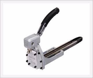 Corrugated carton box staplers