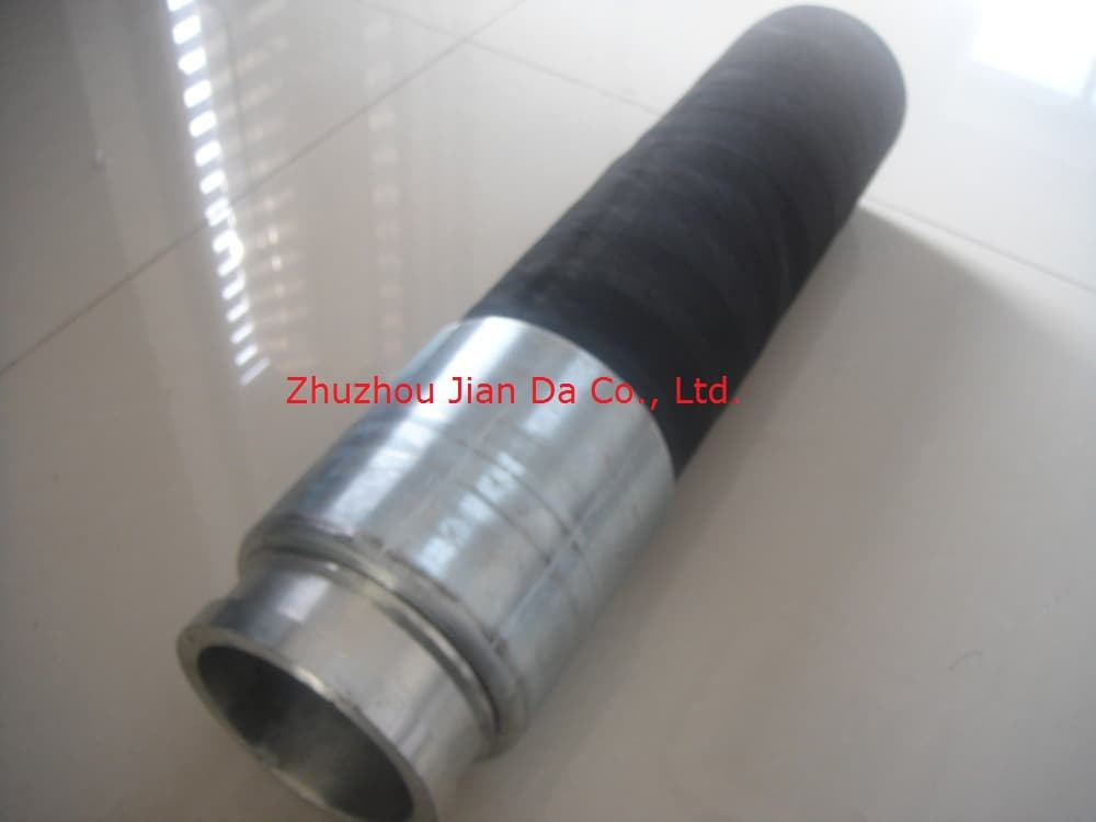 Schwing/Putzmeister 4 layers steel wire reinforced concrete pump rubber end hose