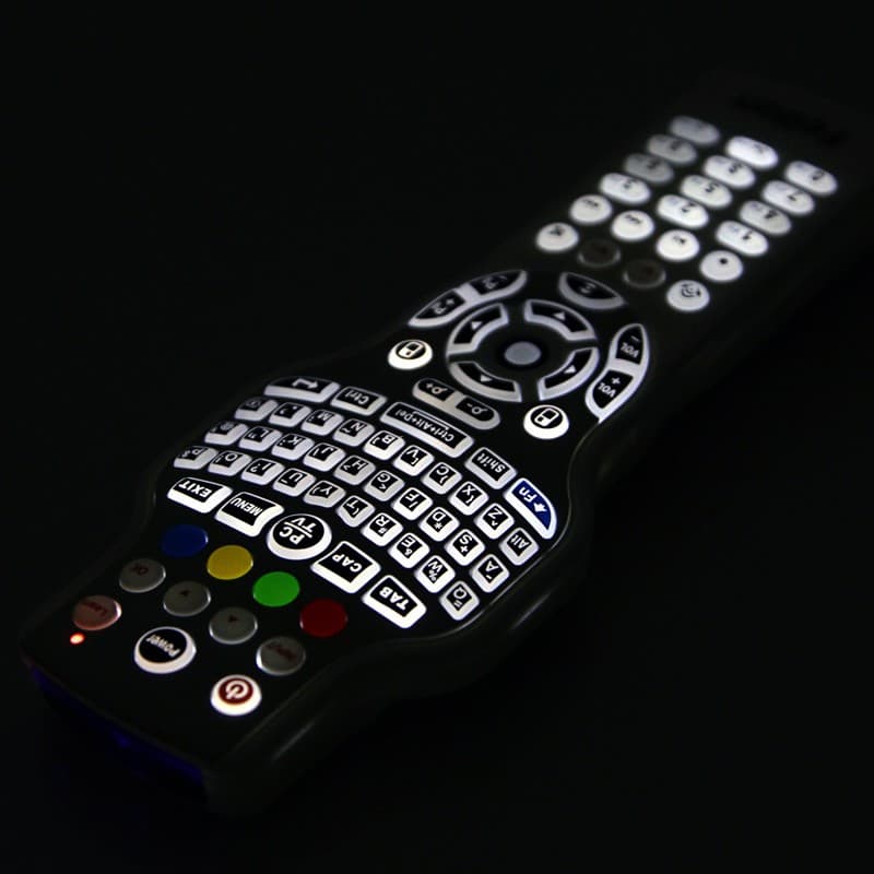 Windows Media Player Remote Control with 2.4G RF Mini Keyboard Jogball Mouse and IR Learning