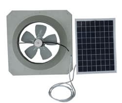 solar gable fan