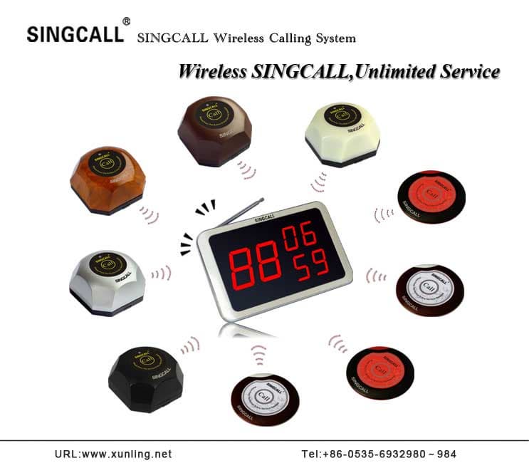 SINGCALL wireless calling systm