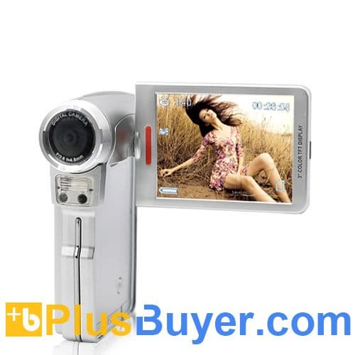 Ultra Compact Digital Video Camera (5MP, Macro Lens Focus)