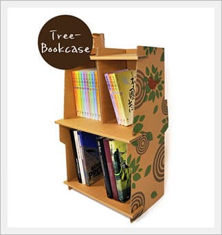 Paper Furniture of Kids -treebookcase-