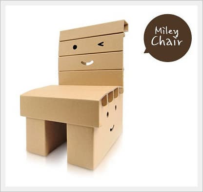 Paper Furniture for Kids -mileychair-