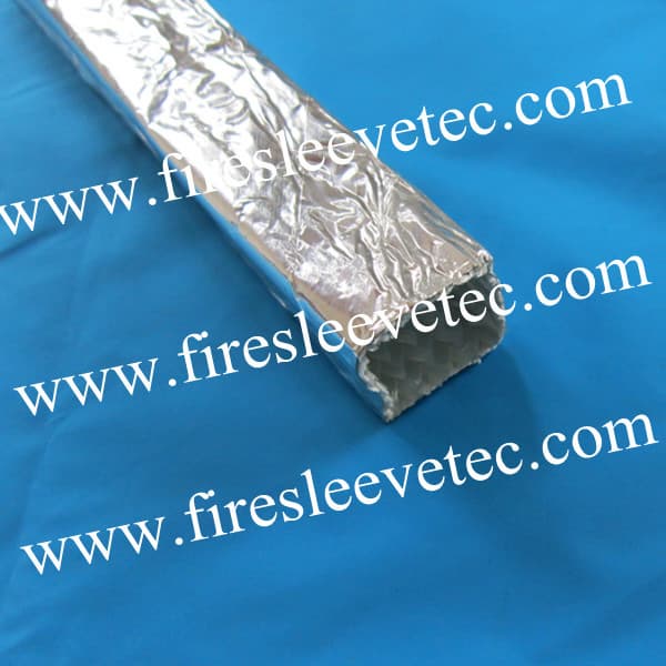 Aluminum Fiberglass heat protection sleeve