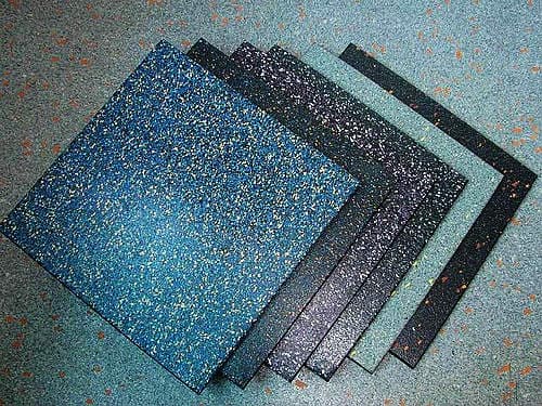Speckled rubber floor tiles  rubber tiles  Speckled Rubber Tile