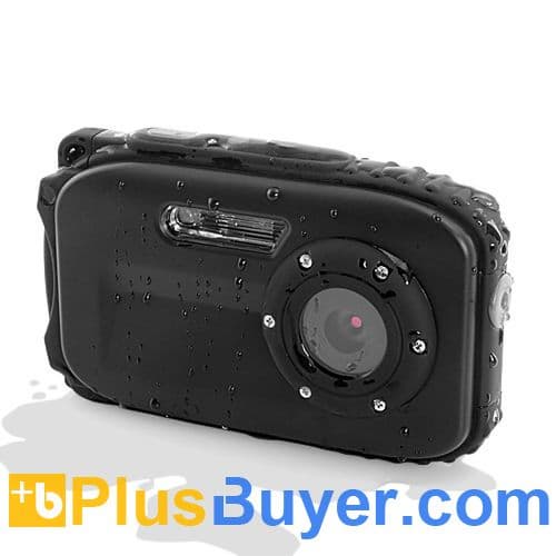 AbleCam - 5 MP Waterproof Digital Camera (4032x3024, IPX8, Face Detection)