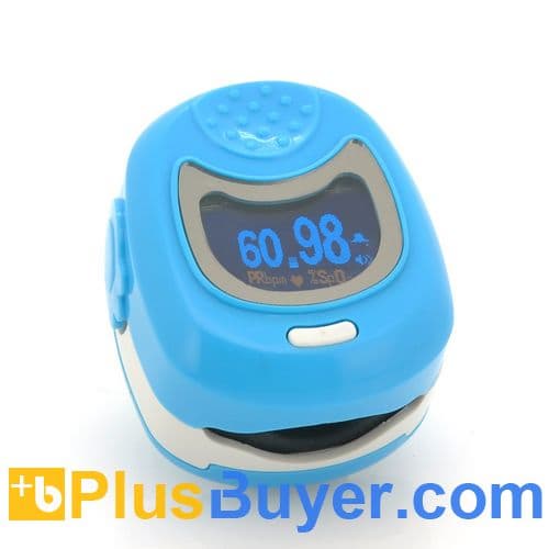 Fingertip Pulse Oximeter With OLED Display and Rechargeable Battery - For Kids