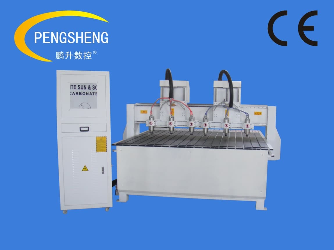6 heads cnc engraving machine