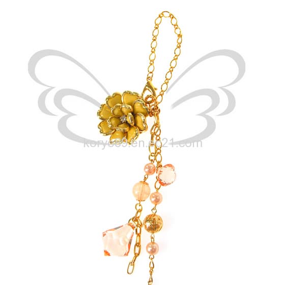 Ribbon Butterfly Charm Strap