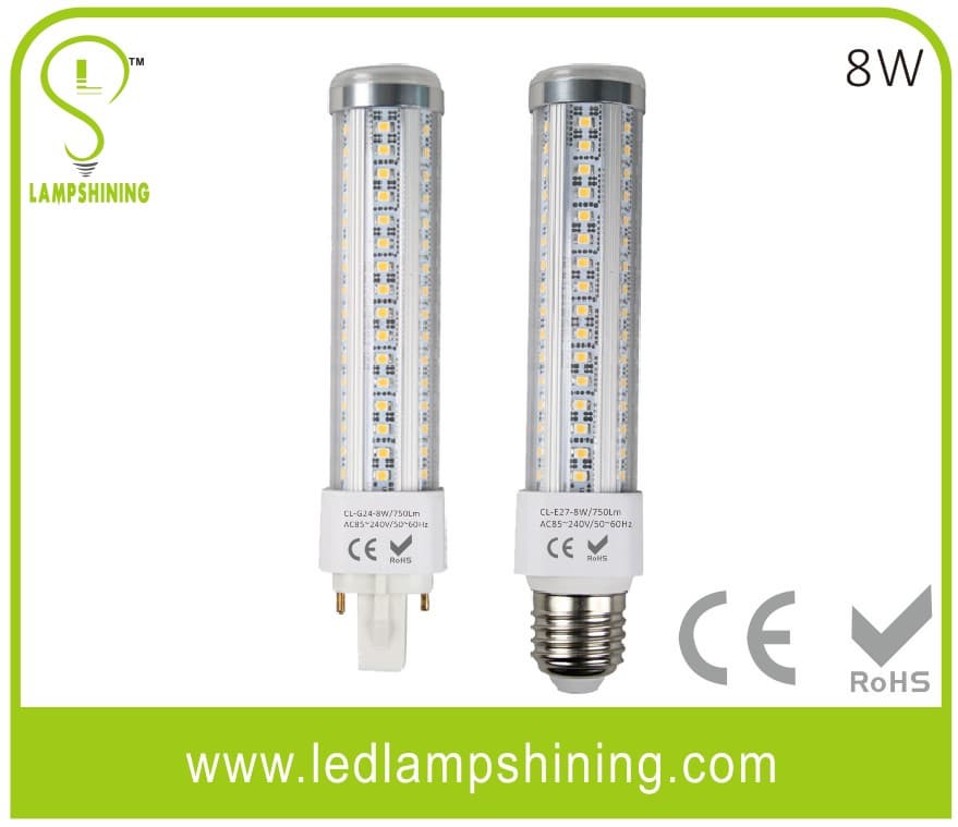 Lamp Shining G24 8W PLC corn light with ce