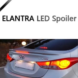 LED Lip Spoiler PAINTED for ELANTRA 11+