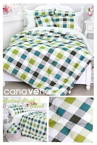 Beddign Set - Cotton Cloth Check