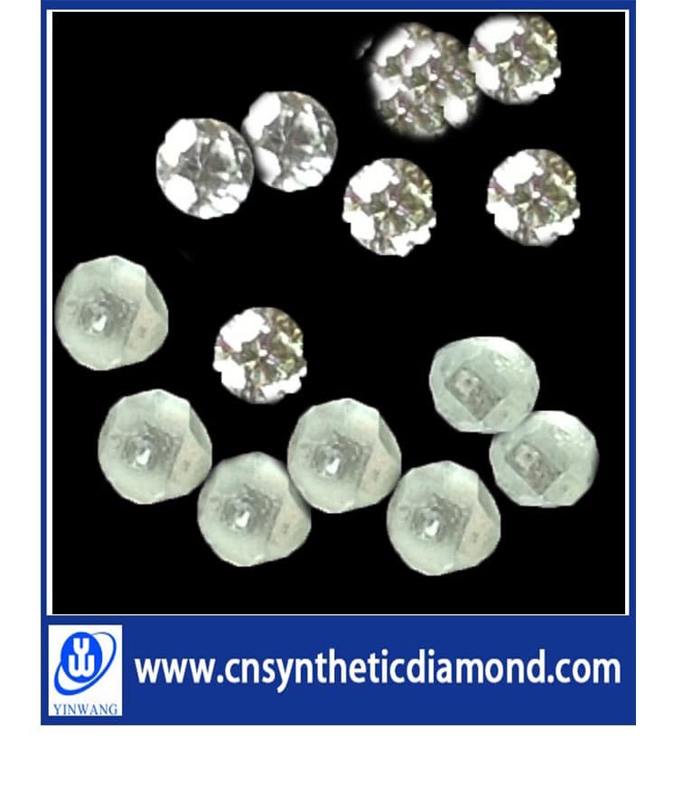 Round Shape White CZ Stone Diamonds