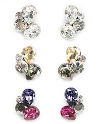 Crystal stud earrings